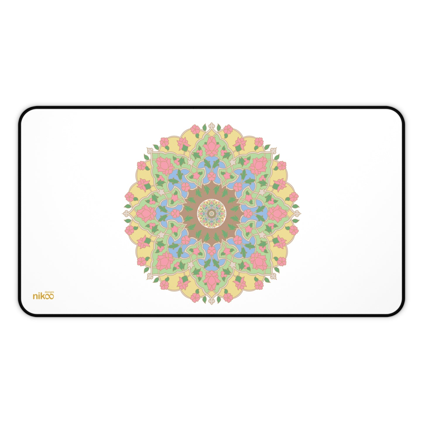 Desk Mat with Persian Art of Tazheeb and Shamse Design – رومیزی میز کار با طرح تذهیب و شمسه