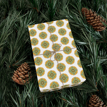 Gift Wrap Paper with Tazheeb motif: کاغذ کادو با طرح‌واره‌ی تذهیبی