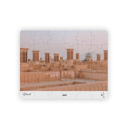 Children’s Jigsaw Puzzle Featuring Yazd’s Historical Architecture – پازل کودکان با تصویر معماری تاریخی یزد