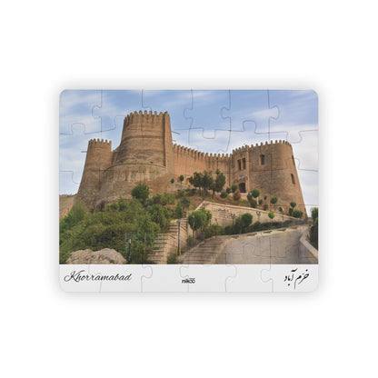 Children’s Jigsaw Puzzle Featuring Falak-ol-Aflak Castle – پازل کودک با تصویر قلعه فلک‌الافلاک خرم‌آباد لرستان