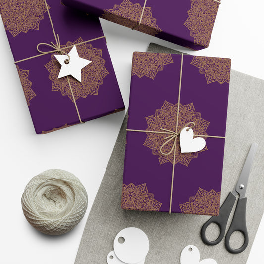 Gift Wrap Paper with Tazheeb motif: کاغذ کادو با طرح‌واره‌ی تذهیبی