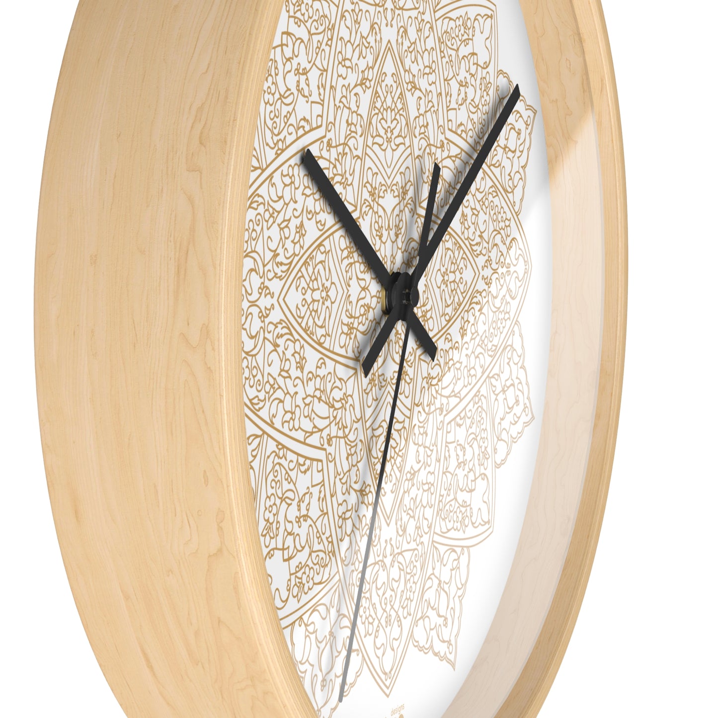 Wall Clock with Shamse design: ساعت دیواری با طرح شمسه