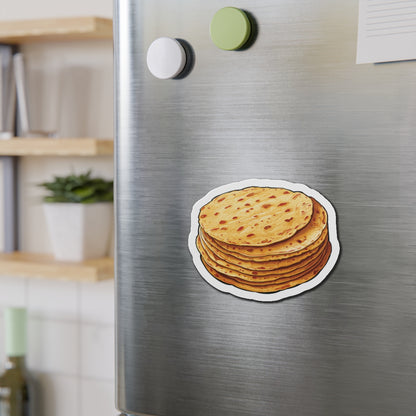 Kitchen Magnet with Image of Fresh Sangak Bread – مگنت یخچال با تصویر نان سنگک