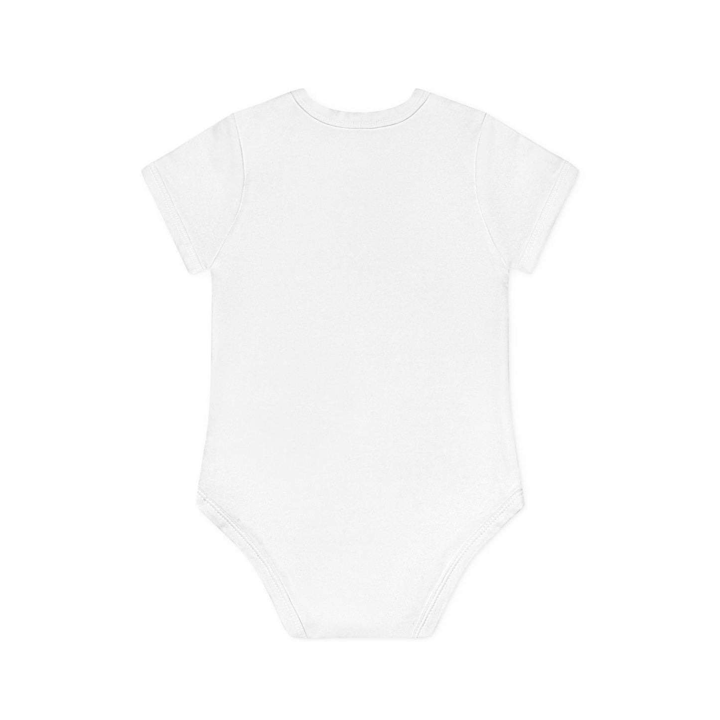 Baby Organic Short Sleeve Bodysuit for Boys, "Mom and Dad's Love" Design/    سرهمی آستین کوتاه نوزاد پنبه ارگانیک طرح عشق مامان و بابا