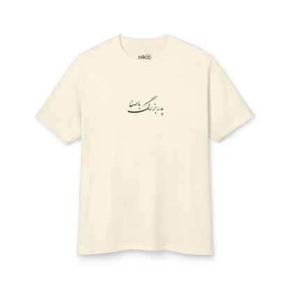 T-shirt for Men with Farsi Text "Charming Grandpa" – تی‌شرت مردانه با متن فارسی "پدربزرگ باصفا، با رنگ‌بندی"