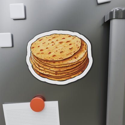 Kitchen Magnet with Image of Fresh Sangak Bread – مگنت یخچال با تصویر نان سنگک