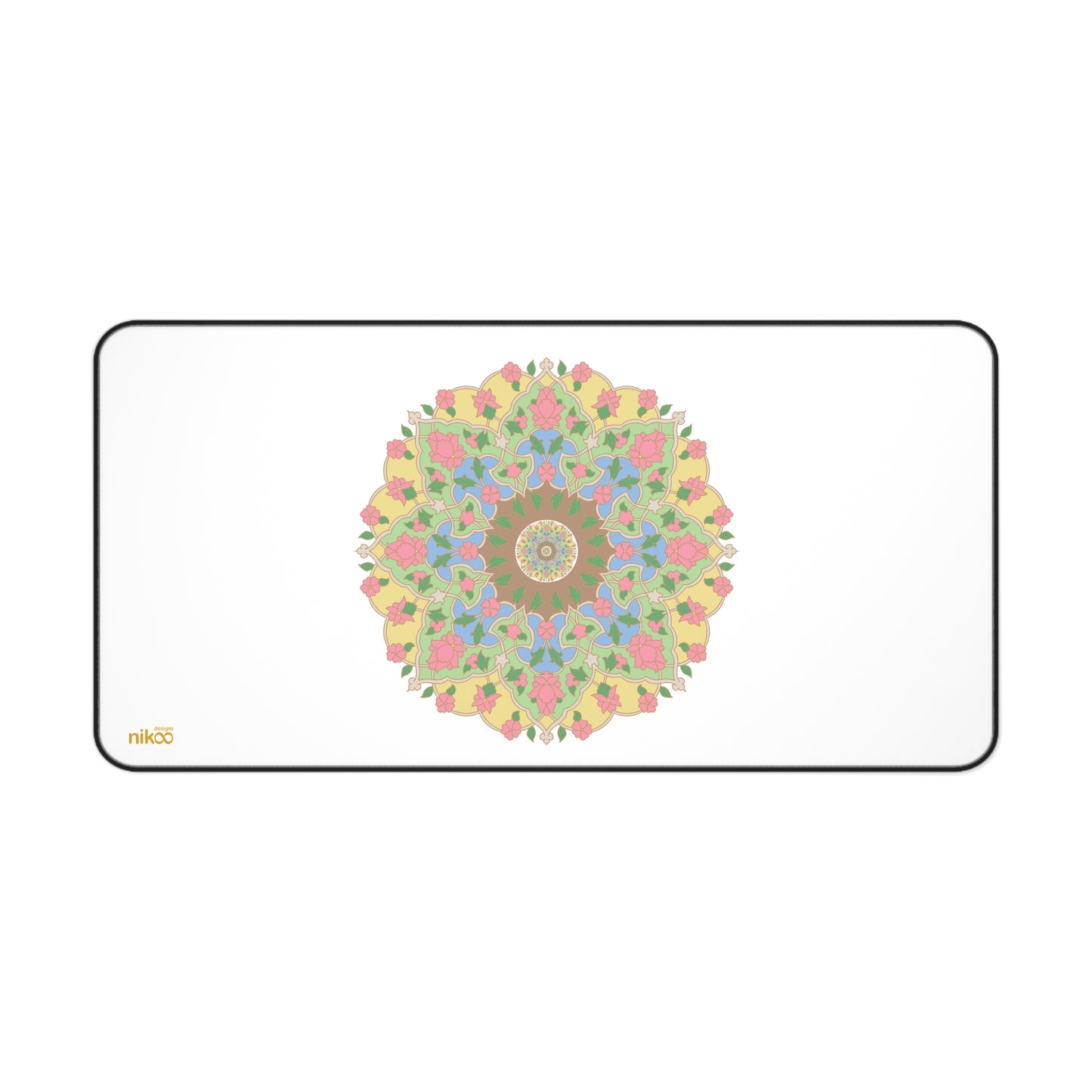 Desk Mat with Persian Art of Tazheeb and Shamse Design – رومیزی میز کار با طرح تذهیب و شمسه